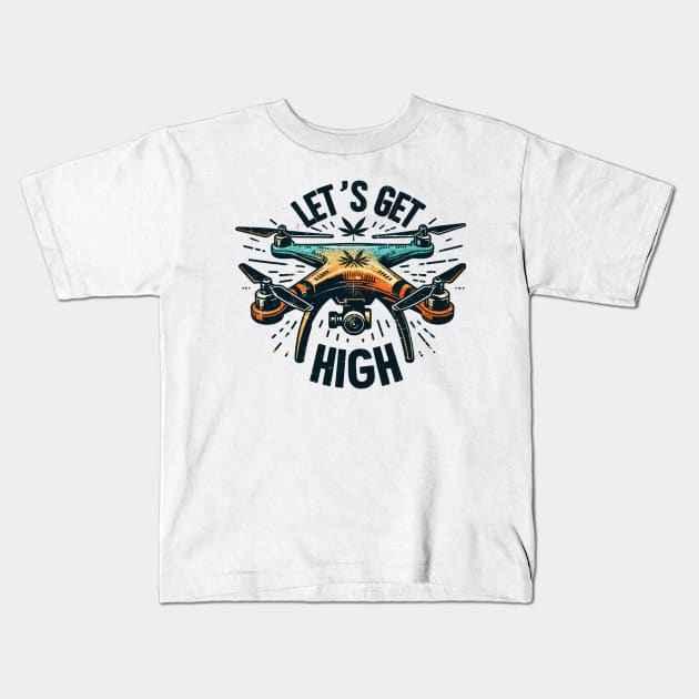 Drone Kids T-Shirt by Vehicles-Art